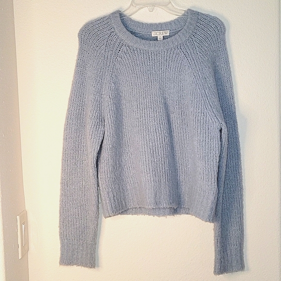 J. CREW Sweater in brushed Italian yarn, Blue, S, GUC - Picture 2 of 10